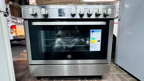 Hoover 5 zones 90x60 Freestanding Electric Ceramic Cooker with Oven - FREE DELIVERY