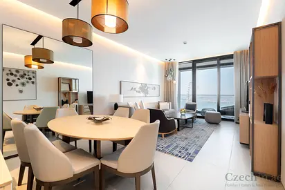 Luxury 3BR Apartment | Beachfront Living | Full Sea View | Jumeirah Gate Tower 2