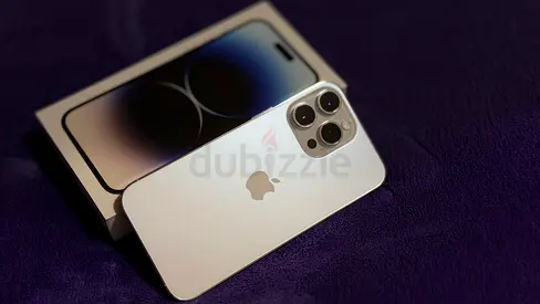 iPhone 14 Pro Max - Silver, 256GB, Excellent Condition with Box