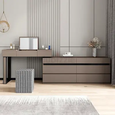 Luxury Makeup Vanity – Elegant Beauty Station with Custom Finishes