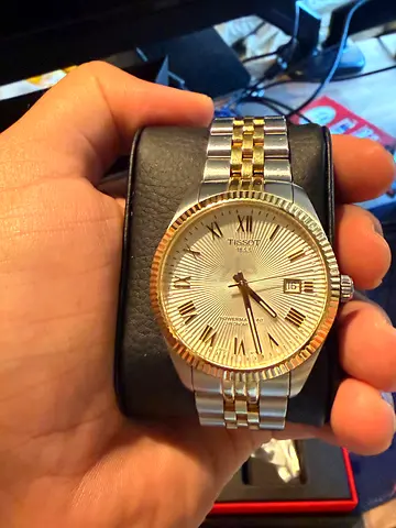 Tissot Two-Tone Mens Watch with Box