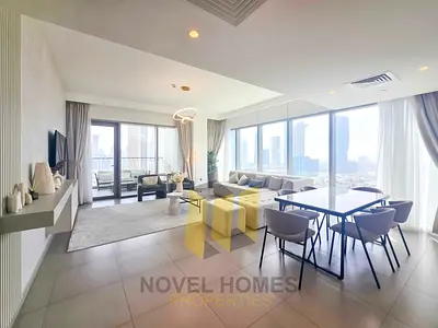 Burj Khalifa Facing | 3BR+M | Downtown