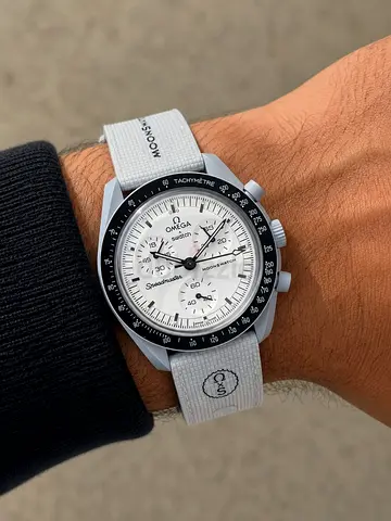 Omega x Swatch Speedmaster MoonSwatch Mission on Earth - White Dial, master