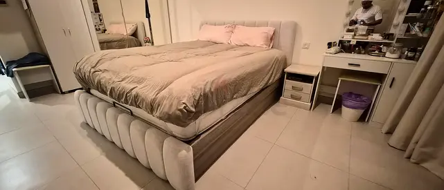 Queen Bed 160x200 - Sapsa Original mattress with hydrualic bed frame