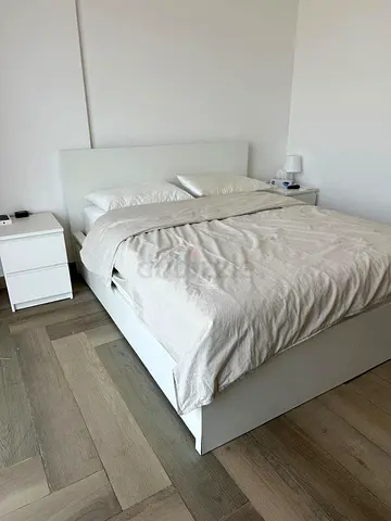 IKEA Malm Queen size bed frame with mattress - Good Condition
