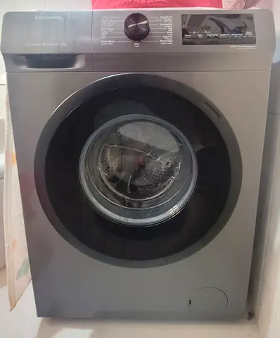 Hisense Front Load Washing Machine - 8kg, Grey, Good Working Condition