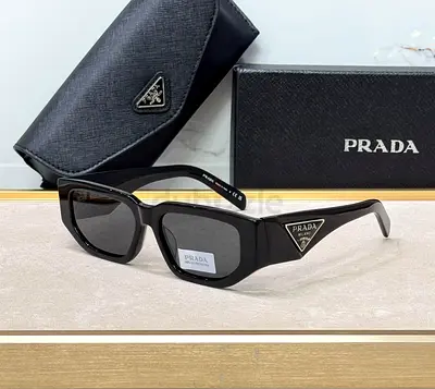 Prada Black Cat-Eye Sunglasses with Case