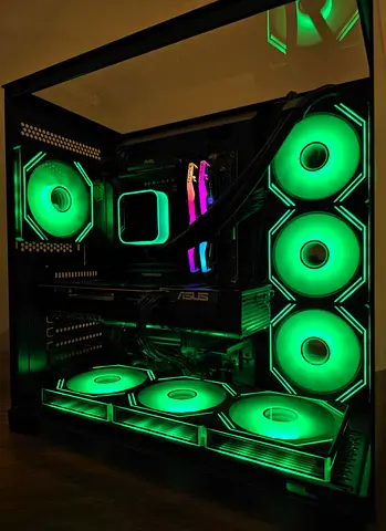 HIGH END GAMING BEAST RYZEN 7 9800X3D RTX 5080 16GB ASUS 32GB CL30 Best gaming specs