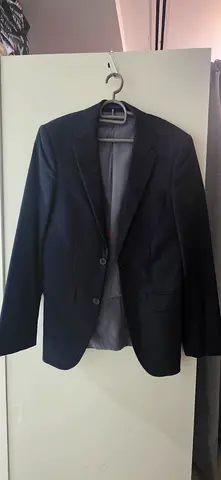 Mens Navy Blazer - Single Breasted, Size 34R