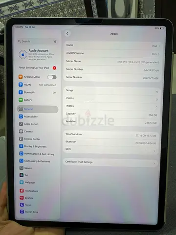 iPad Pro 12 9 6th generation