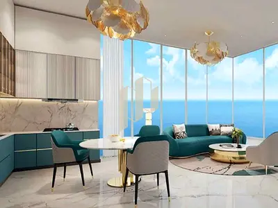 استوديو مطل على البحر | Oceanz 2 | مدينة دبي الملاحية