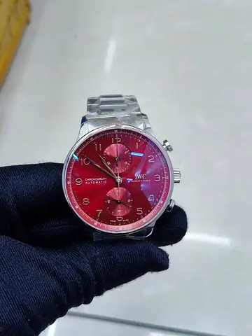 IWC Portuguese Chronograph Stainless Steel Super Clone watch for men