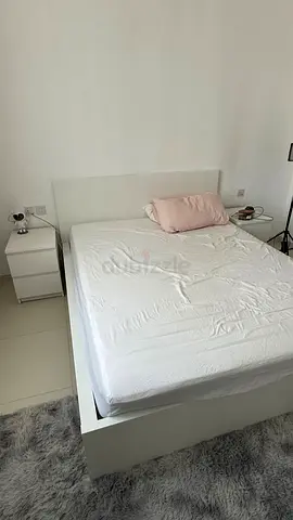Ikea Queen size bed with mattress available in perfect condition