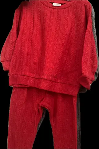 Childrens Knit Long Sleeve Set