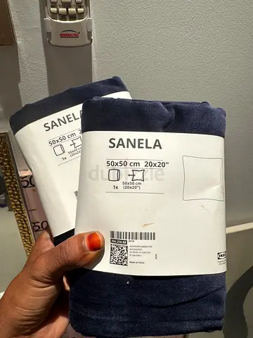 IKEA SANELA cushions Navy Blue, New (Pack of 2)