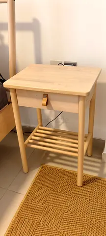 Bedside table, IKEA BJÖRKSNÄS 48x38 cm