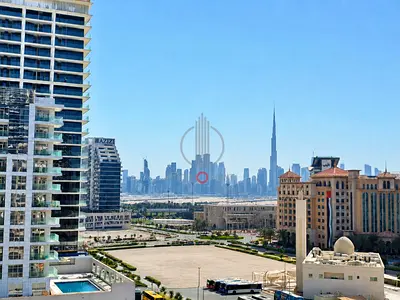 2BR Apartment | Al Waleed Gardens | Balcony & Marina/Downtown View