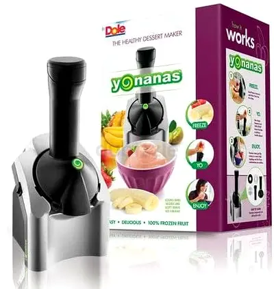 Dessert Frozen Black and Gray Ice Cream Treat Maker