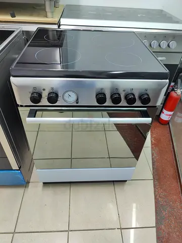 Ariston latest model full electric ceramic 4 hobs stove oven fan cooking range 60x60 freestanding