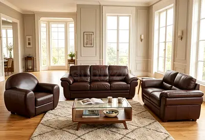 Sofa Leather Pure 6 Seater