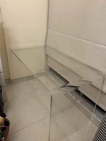 CB2 Acrylic table
