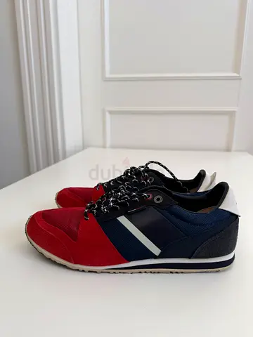 Tommy Hilfiger Mens casual sneakers - navy, red, size 44