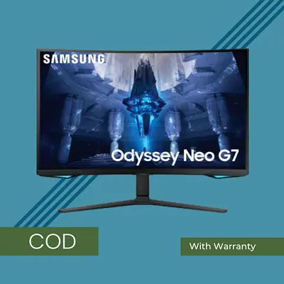 Samsung 32 inches G75NB Neo Odyssey G7 4K 165Hz Curved Gaming Monitor