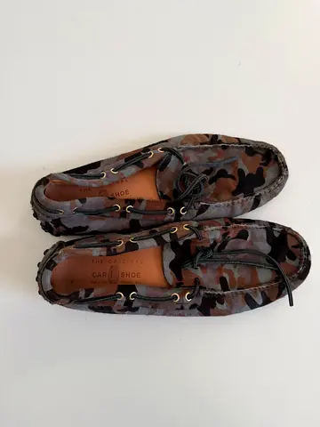 Prada Brand Car shoe Mens casual driving loafers - camo rubber sole, used