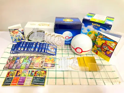Pokemon Trading Card Collection and Accessories Bundle