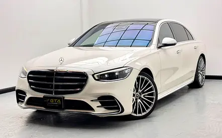 2021 Mercedes S500 4Matic, 1 Year Warranty, Service History, Clean Title, Excellent Condition