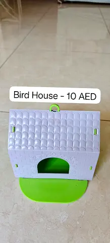 Small Plastic Bird House - Good Condition, AED 10