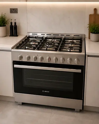 Bosch Premium Gas Range – 90x60cm with 5 Burners