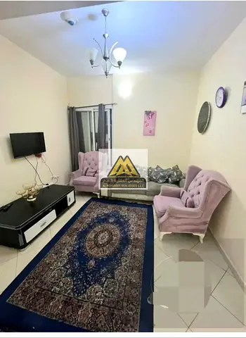 شقة غرفه و صاله للبيع | الراشديه 2 | ابراج الاورينت | مفروشه بالكامل | ابراج مخدمه بالكامل | قريبه من مخرج دبي و الشارقه