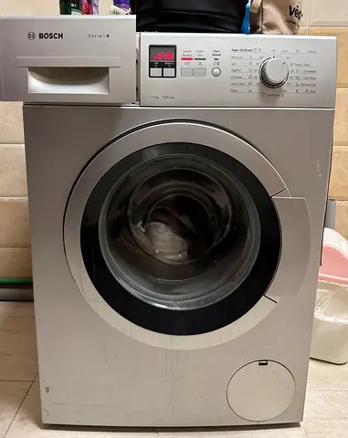Bosch Series 4 Front Load Washing Machine - 7kg, Silver (available on 29th Jun)