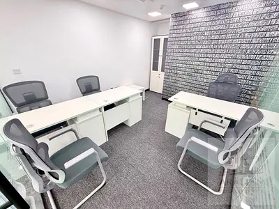 Corporate Offices with Elegant Reception & Lounge Area | Near METRO- SHARAFF DG | Prime Location
