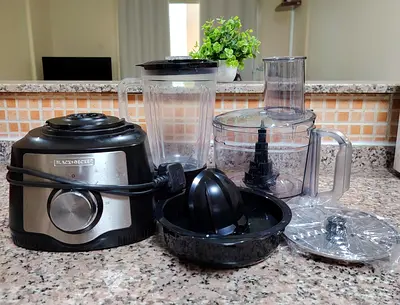 Black+Decker food processor 600W, Black
