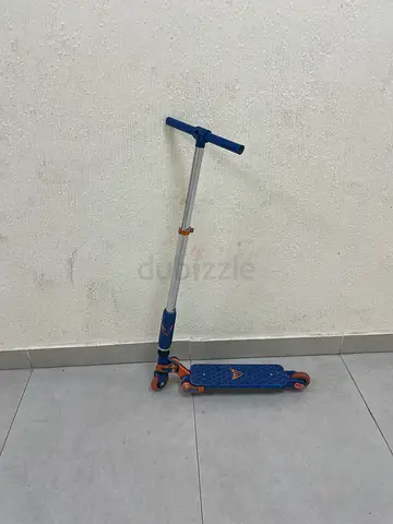 Kids 2-stunt Scooter - Blue/Orange, Good Condition