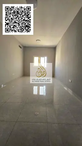 Two bedrooms and a living room | Two master bedrooms | Three bathrooms | Built-in wardrobes | Balcony | Very spacious | Family building only | Al Jurf