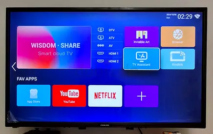 32 Smart LED TV - Basically new, still has wrap on tv screen. Barely used.