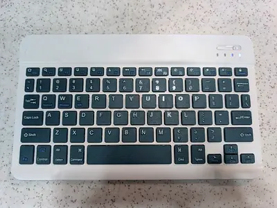 Slim Bluetooth Wireless Compact Keyboard - White
