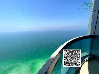 Full sea view 3 bhk for rent in Corniche Towers