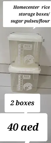 Homecenter  kirchen rice,sugar,pulses storage boxes