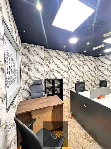 FULLY FURNISHED OFFICE FOR 5–6 STAFF | 1 MINUTE FROM AL QIYADAH METRO