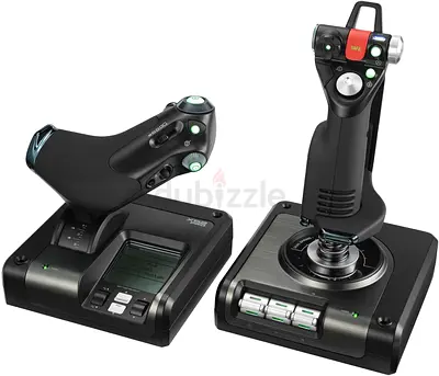 Logitech G X52 Pro Flight Control System - Joystick  Throttle (Used, Working) NO BOX