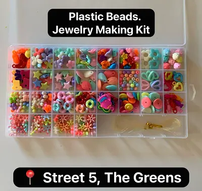 Plastic Beads Jewelry Making Kit Large