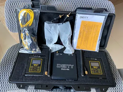 Deity Connect Duo-RX Wireless Dual-Channel 2.4Ghz Lavalier Mic Kit Wireless System