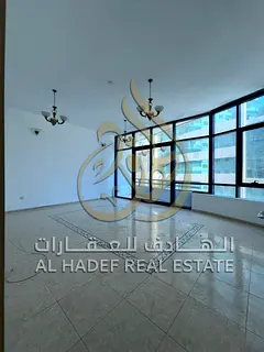 A fantastic opportunity in Al Khan — 3 bedrooms, a living room, a maid's room with two balconi