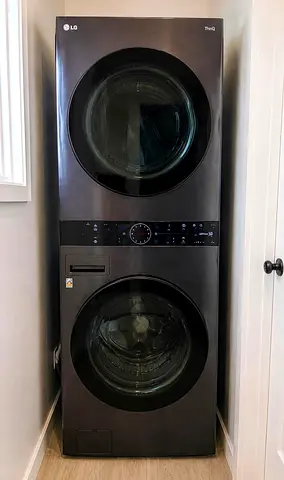 LG washer dryer set 19 kg washer and 16 kg dryer set separate neat and clean perfect working
