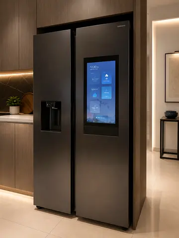Samsung Family Hub Refrigerator – Modern Digital Display Model