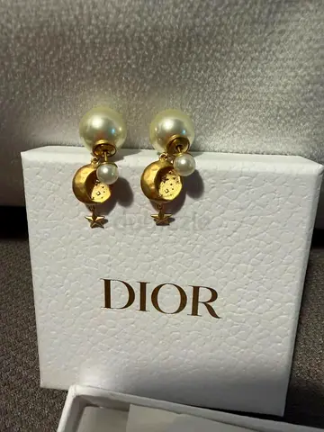 Christian Dior WCJ Earrings Gold